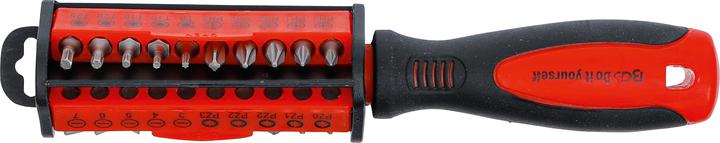 Actual product image BGS Schraubendreher-Bit-Satz (Allen screw, Cross recess, External square drive, Port, T-section)