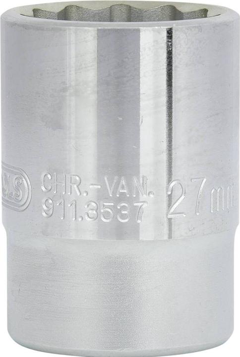 Actual product image KS Tools 3/4" 12 hex socket short (27 mm)