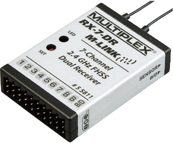 Produktbild Multiplex Empfänger RX-7-DR 2.4 GHz M-LINK