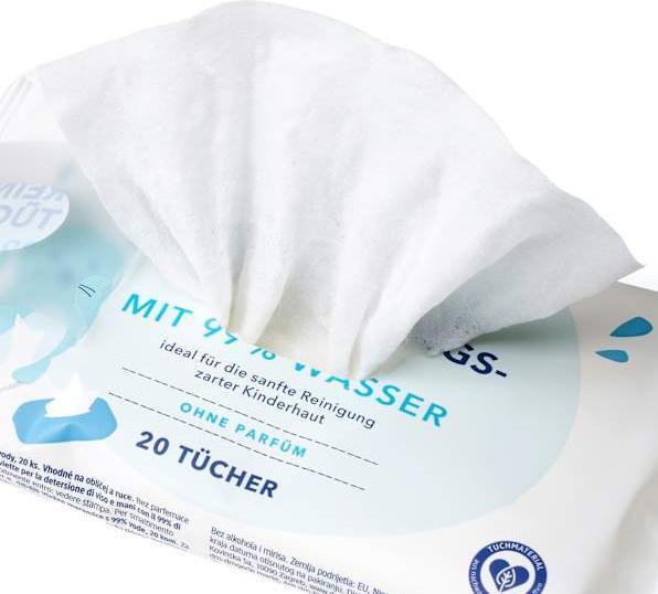 Actual product image dm babylove Hand cleaning wipes (20 Piece)