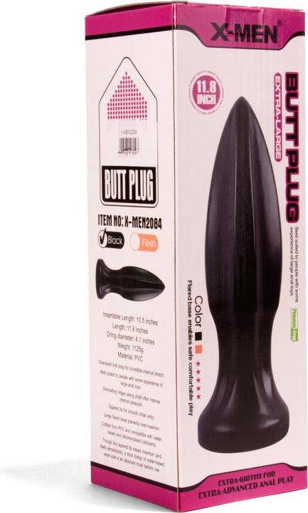 Image du produit X-Man X-MEN 11,8 pouces Butt Plug Noir