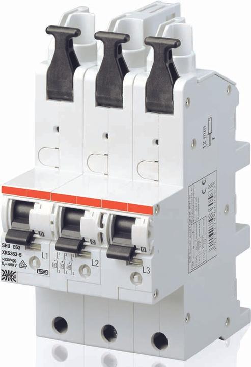Produktbild ABN Hauptsicherungsautomat XKS320-5 20A 3polig mit Quickadapter