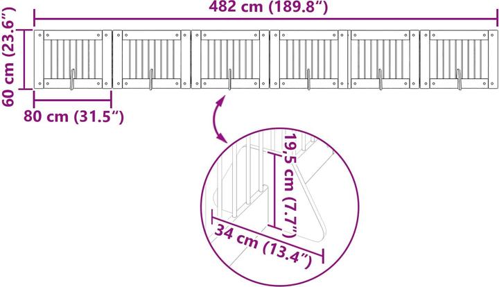 Produktbild vidaXL Haustierbefestigung
