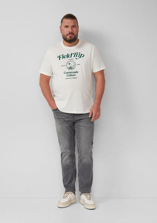 Produktbild S.Oliver T-Shirt Baumwoll-T-Shirt mit Frontprint (4XL)