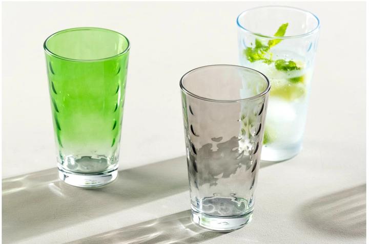 Produktbild Leonardo Trinkbecher LD Optic XL 540 ml, 4 Stück, Grau (0.54 l, 4 x)