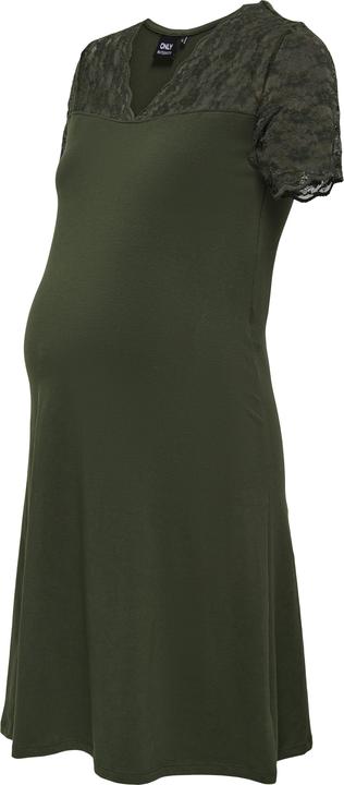 Image du produit Only Maternity Robe curvy à col en V et manches courtes (L)