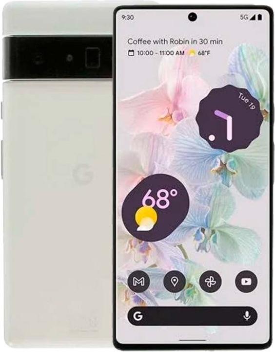 Actual product image Google Pixel 6 Pro (128 GB, Cloudy White, 6.70", SIM + eSIM, 5G)