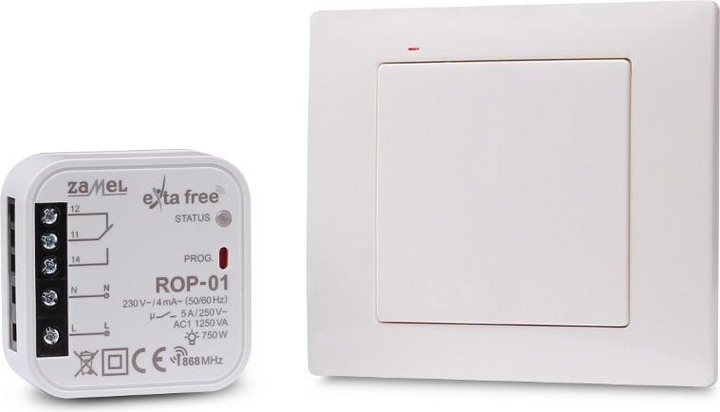 Actual product image Zamel Wireless control set (RNK02+ROP01) - RZB-01