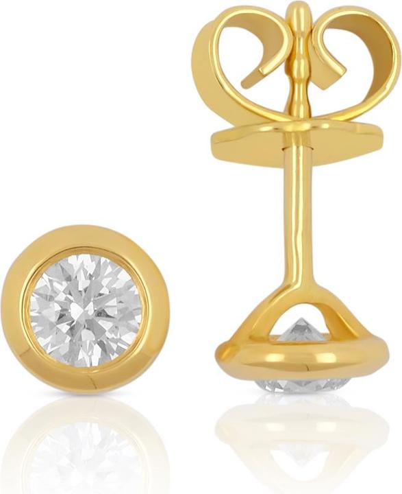 Image du produit Muau Boucles d'oreilles (750/18 K Or jaune)