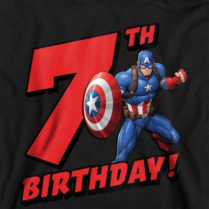 Image du produit Captain America - Sweat à capuche 7TH BIRTHDAY - Enfant (152, 158)