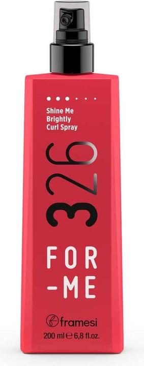 Actual product image Framesi FOR-ME 326 Shine Me Brightly Curl Spray (200 ml)