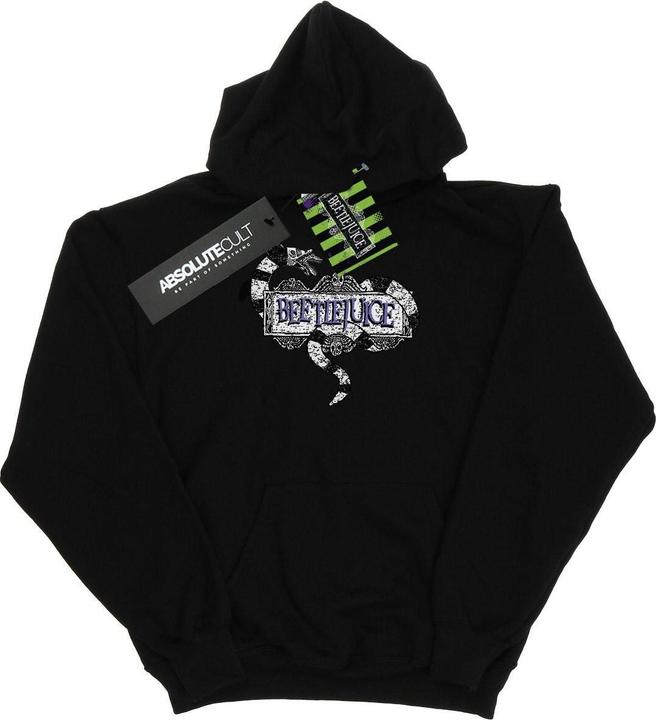Produktbild Beetlejuice Sandworm Logo Kapuzenpullover (L)