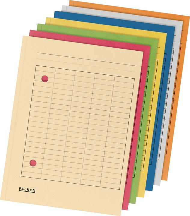 Produktbild Falken Umlaufmappe DIN A4 250g/m² Manilakarton (A4, 100 x)