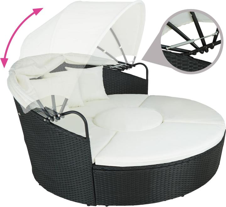 Actual product image tectake Rattan Sun Island Santorini