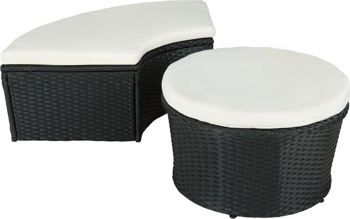 Actual product image tectake Rattan Sun Island Santorini