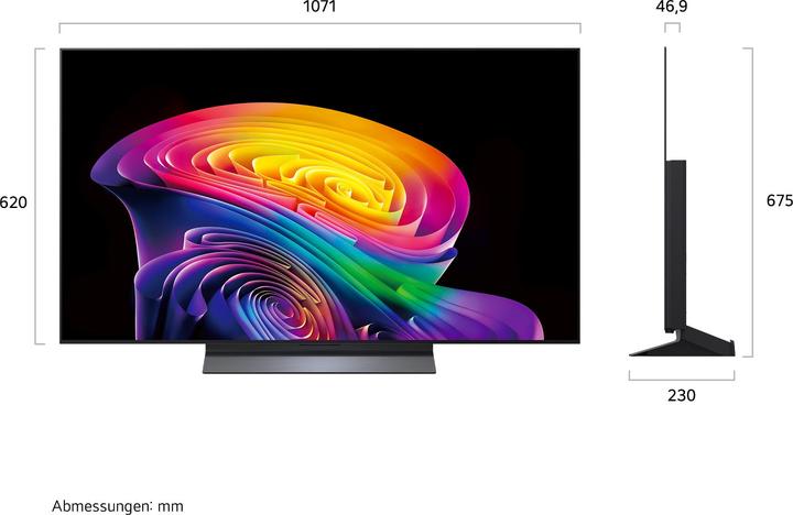 Produktbild LG OLED48C6ELB (48", C6, OLED, 4K, 2026)