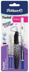 Image du produit Pelikan Stylo plume (système de remplissage par cartouche) Twist® Color Edition Stylo plume pour (Couleurs assorties, 1x)