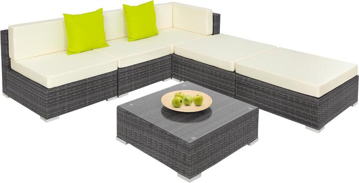 Produktbild tectake Rattan Lounge Paris