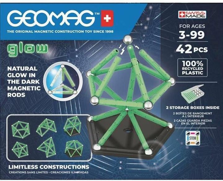 Actual product image Geomag GLOW RECYCLED 42 parts
