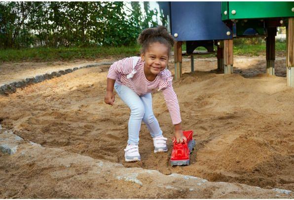 Actual product image BIG Power Worker Mini train with wagon