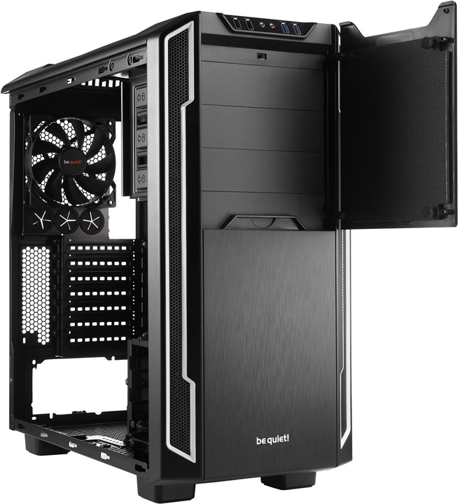Produktbild be quiet! Silent Base 600 Silver Window (ATX, mATX, Mini-ITX)