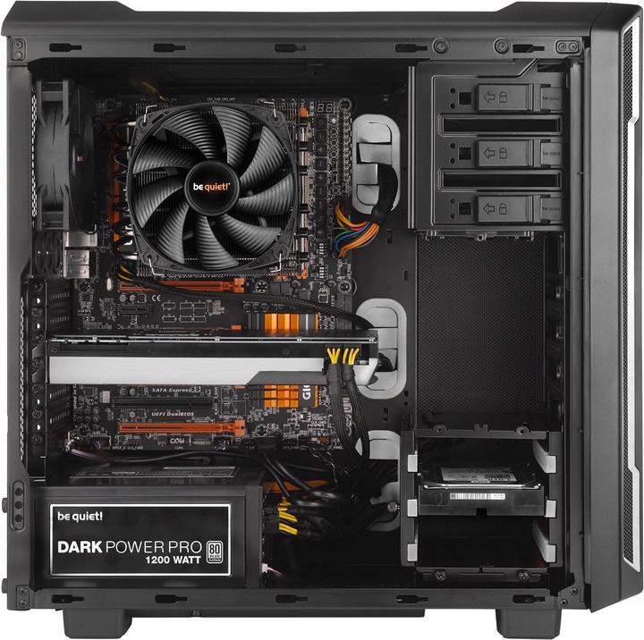 Produktbild be quiet! Silent Base 600 Silver Window (ATX, mATX, Mini-ITX)