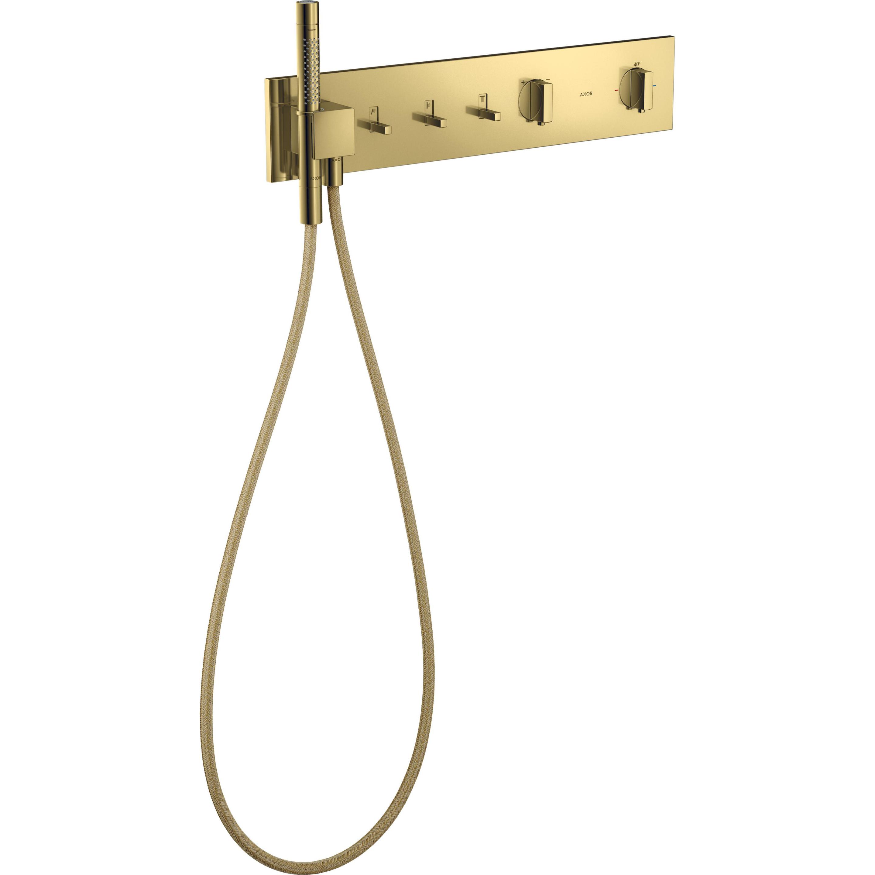 hansgrohe, Badarmatur, AXOR ShowerComposition Thermostatmodul Select, 3 Verbraucher, 540/110, 12572