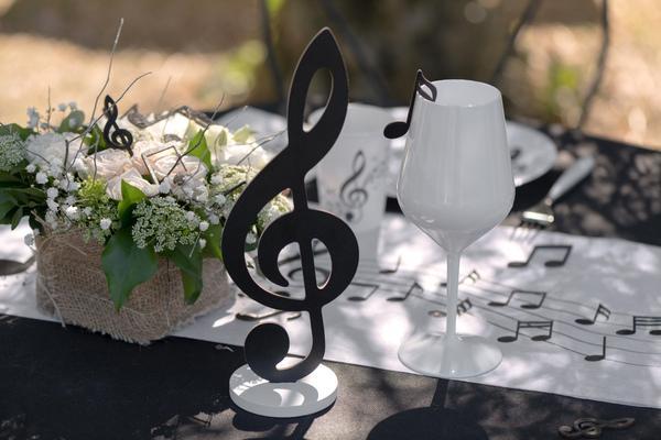 Actual product image Santex Centre de table - Note de musique (1 pcs.)