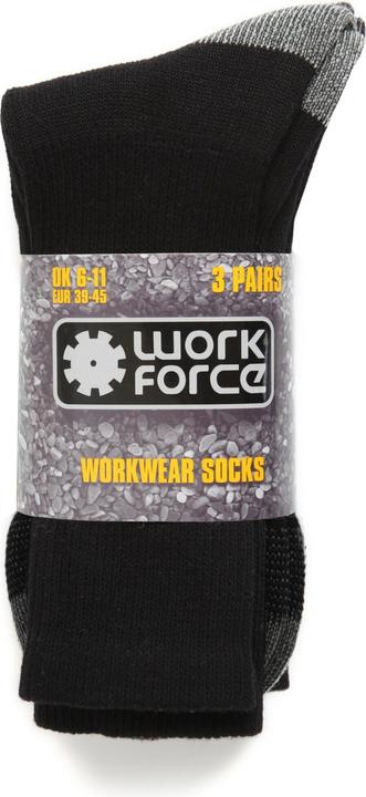 Produktbild Work Force Arbeitssocken robust 3 Paar (3er Pack, 46 - 48)