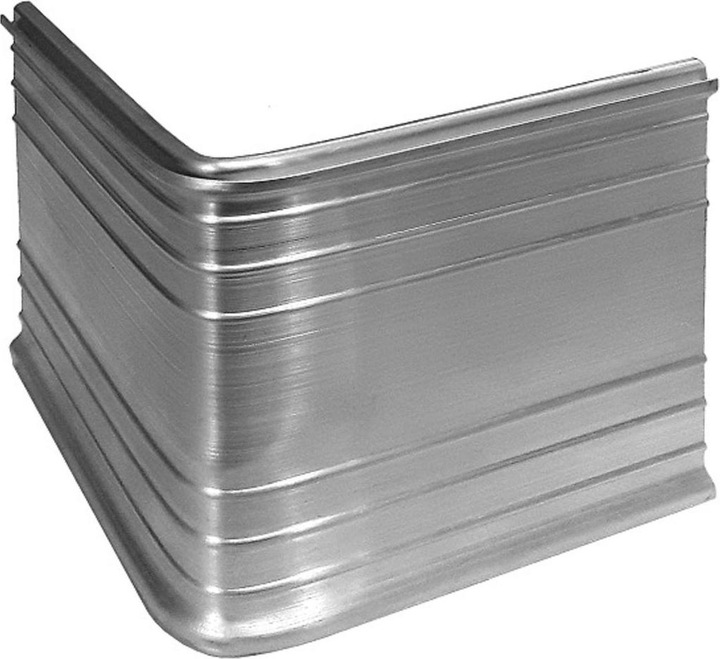 Actual product image Green Split Corner angle 90 degrees for ultra-strong aluminium lawn edging 24cm | bed edging | bed border (24 cm)