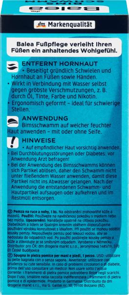 Produktbild dm Balea Bimsschwamm