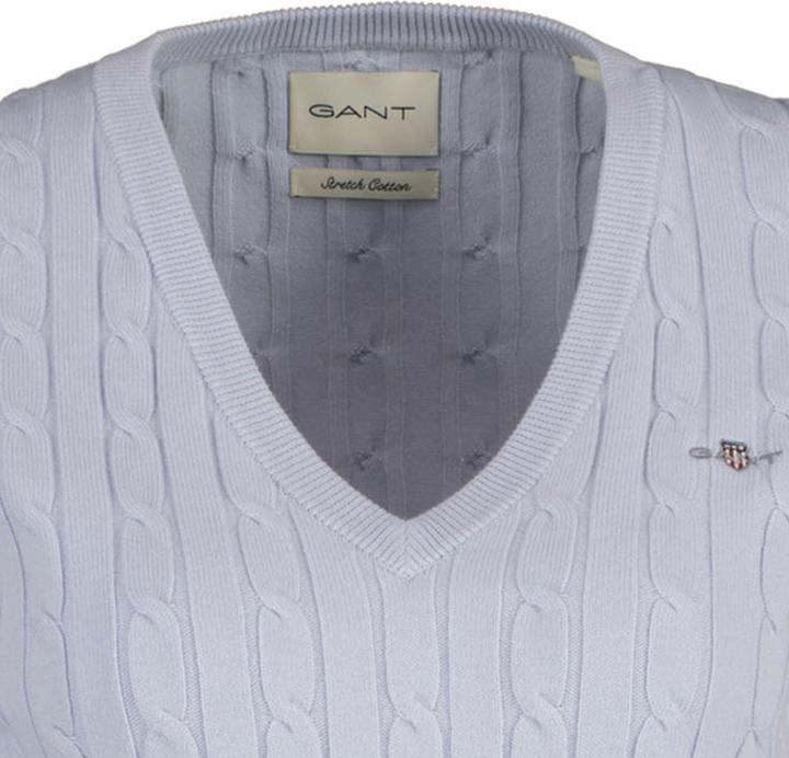 Produktbild GANT Stretch Cotton Cable V-Neck (L)