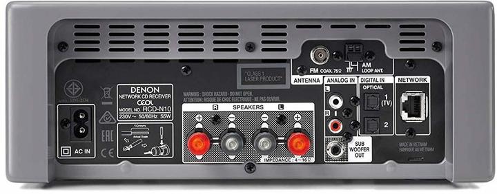 Actual product image Denon CEOL RCD-N10 (Bluetooth, CD player, Wi-Fi, 2x 65 W)