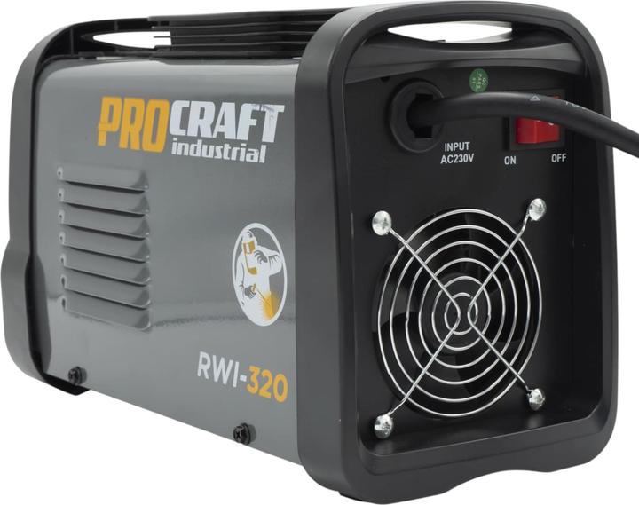 Actual product image Procraft industrial RWI-320 inverter welding machine 5.3 kW 20 - 160 A MMA + welding shield + wire