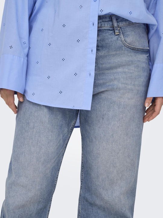 Actual product image Only CARHOPE Hohe Taille Weiter Beinschnitt Jeans Jeans mit weitem Bein (W48/L30)