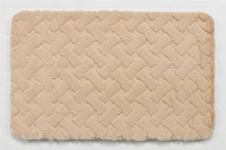 Domoletti Bathroom floor mat BMA1298C, beige, 80cm x 51cm
