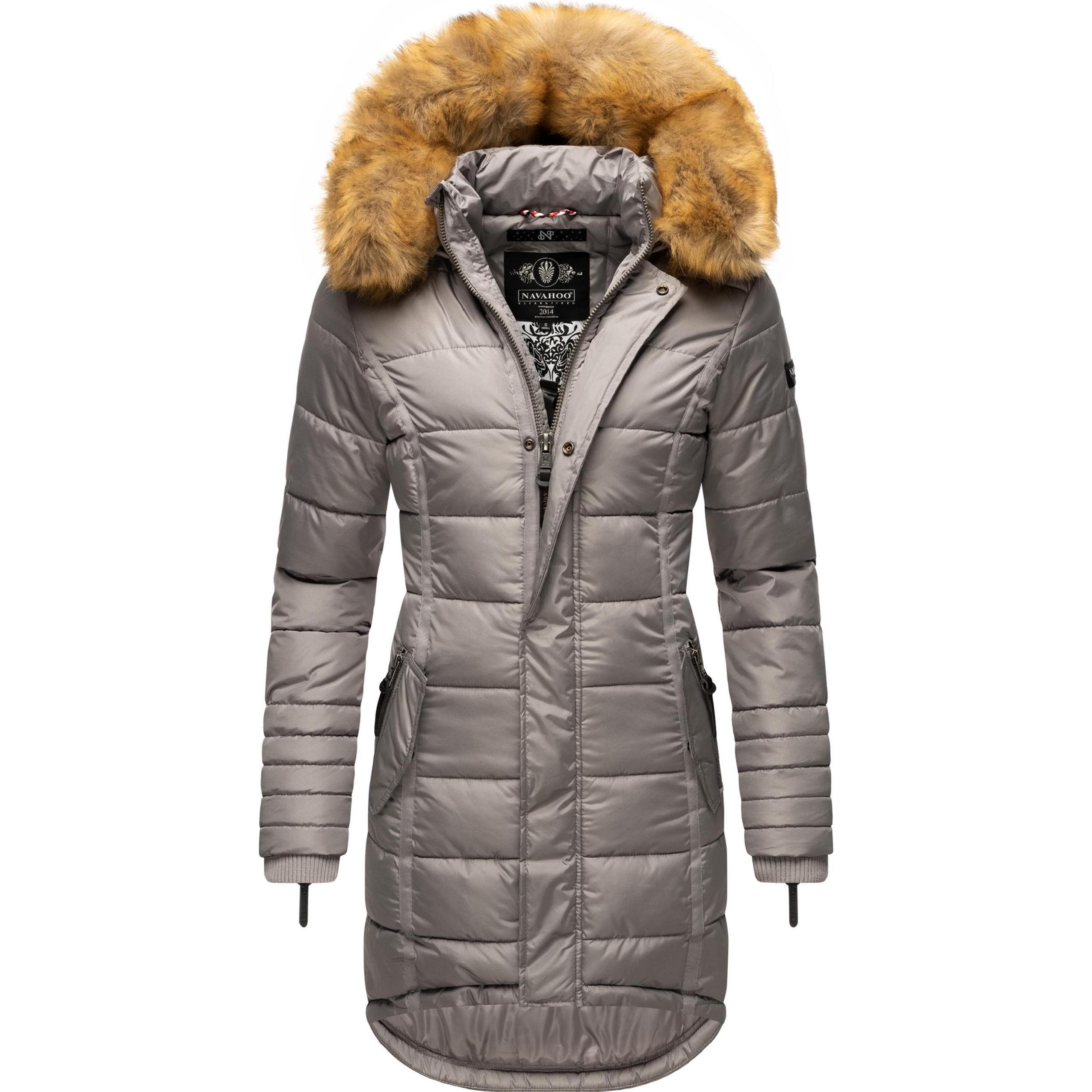 Navahoo, Damen, Jacke, Papaya (XXL), Grau, XXL