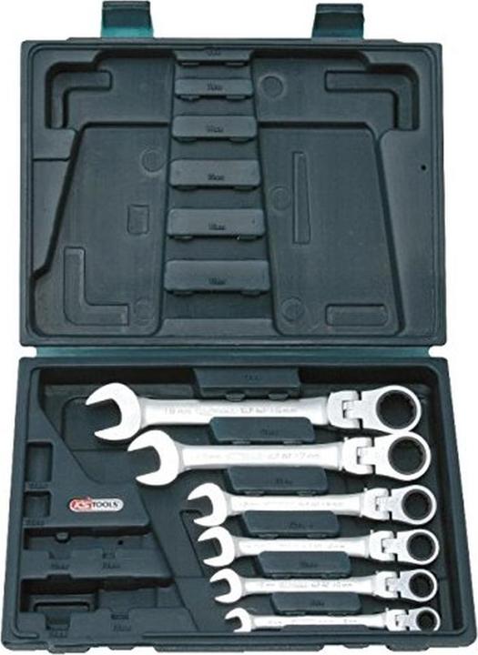 Immagine prodotto KS Tools Set di chiavi a scatola doppia CHROMEplus, metriche, in astuccio, 6 pezzi (19 mm, 12 mm, 14 mm, 16 mm, 10 mm, 18 mm, 17 mm, 11 mm, 15 mm, 8 mm, 9 mm, 13 mm)