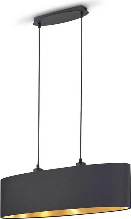 Actual product image Trio Hostel pendant light E27 double black matt (E27)