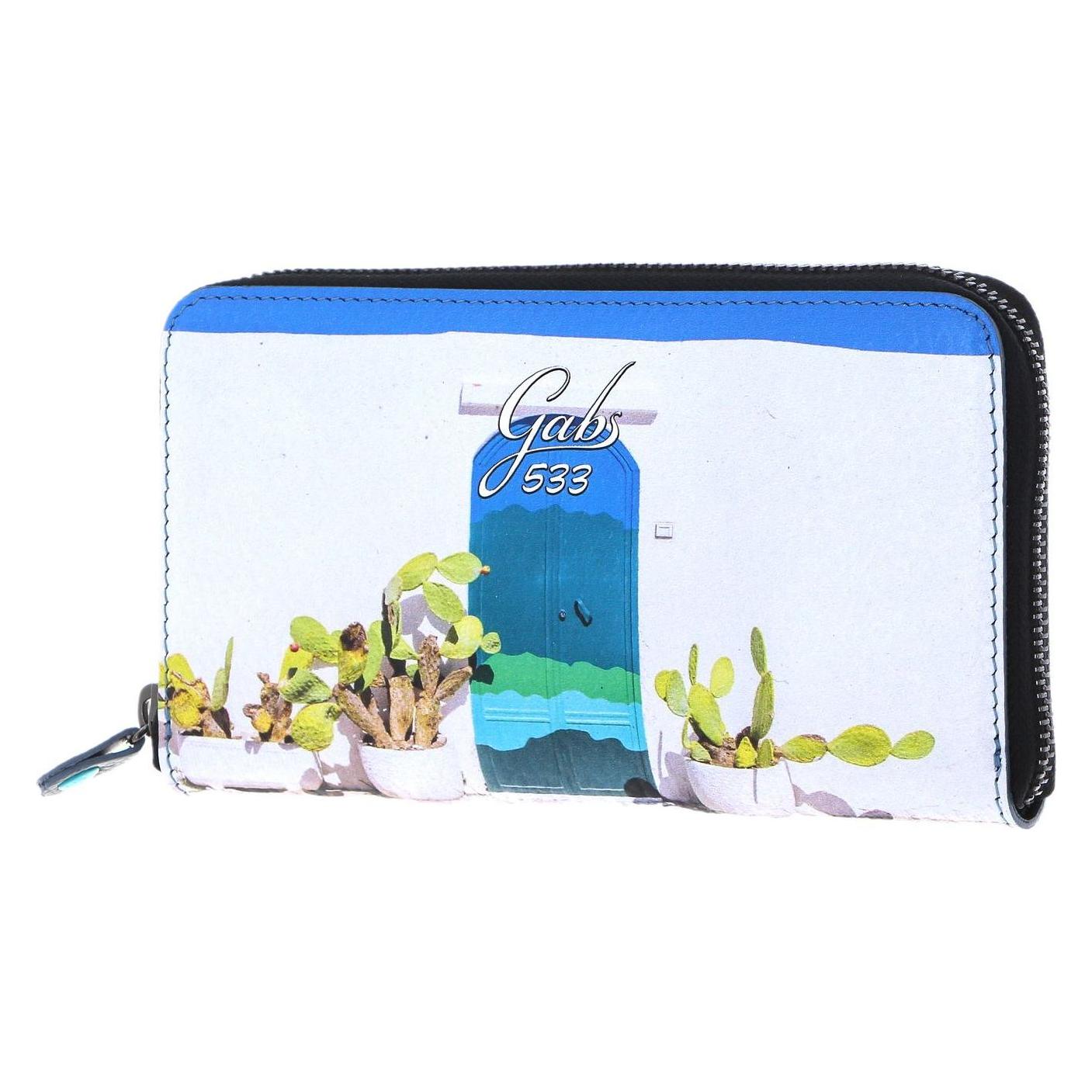 Gabs, Damen, Portemonnaie, GMONEY17 Zip Around Wallet, Weiss