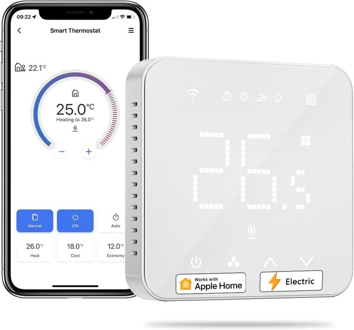 Actual product image Meross Smart Wi-Fi Thermostat