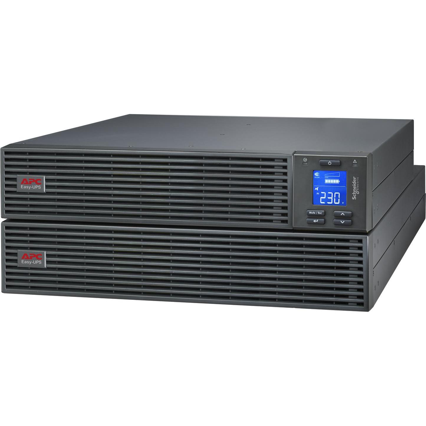 APC EASY UPS ON-LINE SRV 1000VA RM (1000 VA, 900 W, Online-Doppelwandler USV), USV