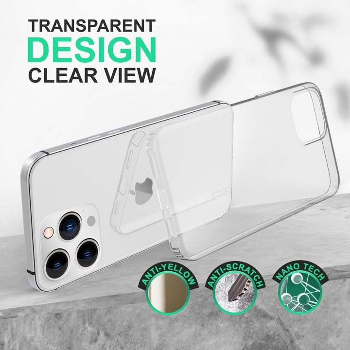 Produktbild Nalia Klare Transparente Hybrid Hülle (Apple iPhone 14 Pro Max)