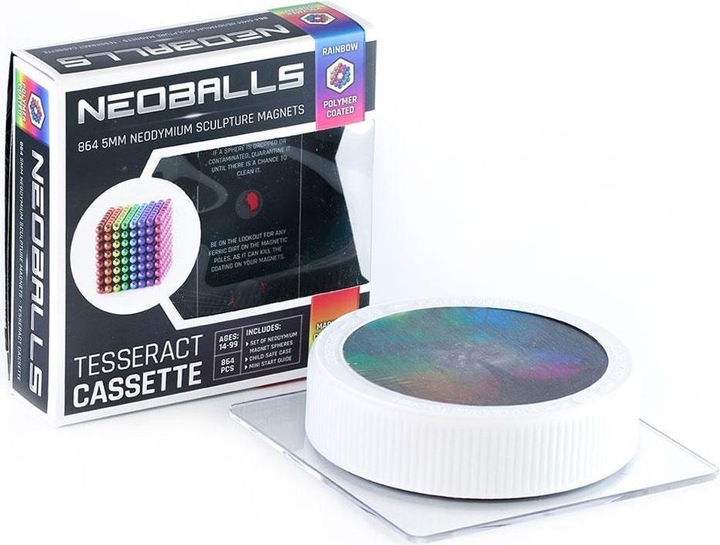 Immagine prodotto Neoballs Sfere magnetiche arcobaleno – Tesseract Cassette