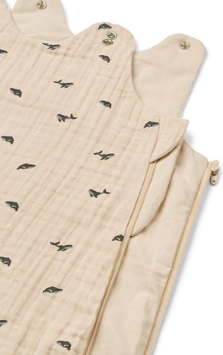 Immagine prodotto Liewood Schlafsack Flora Mini whale / Sandy Grösse 68/80 (1.0 TOG, Tutto l'anno)