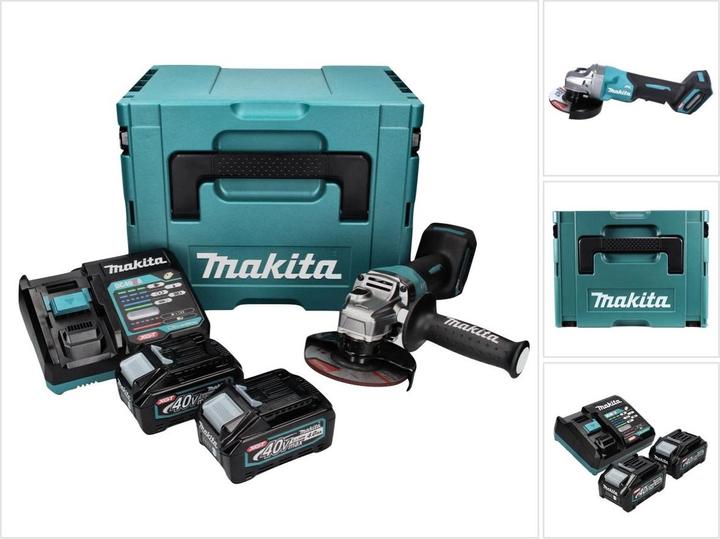 Actual product image Makita 40V Battery angle grinder GA016GM201 (125 mm)