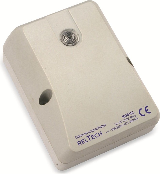 Produktbild Reltech Dämmerungsschalter mit eingebautem Lichtfänger
