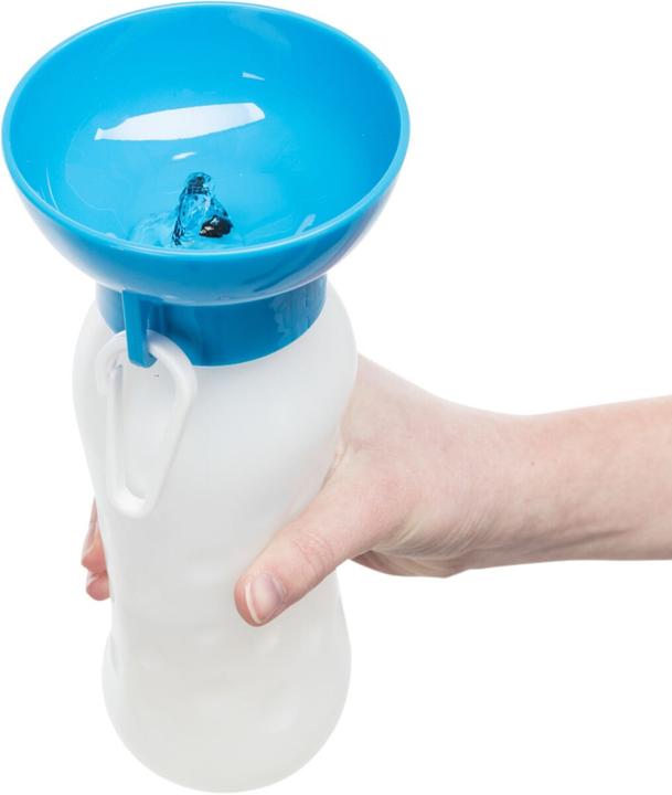 Actual product image Trixie Bottle with drinking bowl (55 cl)