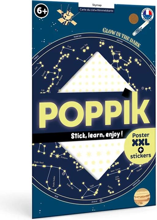 Produktbild Poppik Sticker Lernposter Himmelskarte