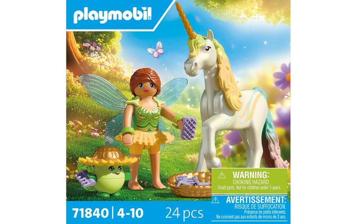 Produktbild Playmobil Regenbogenblumen-Einhorn Mit Fee (71840)